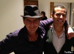 Charlie Sheen Parties With L.A. Mayor Antonio Villaraigosa