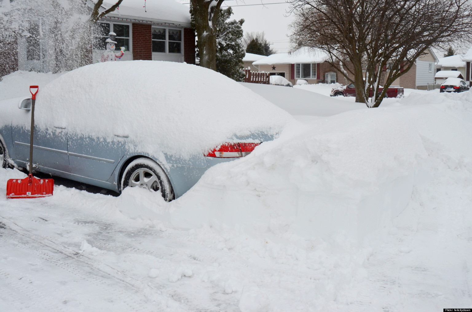 L'accumulation de neige peut provoquer des intoxications au monoxyde de