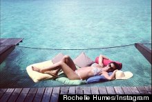 (Tiny) Bump Watch: Rochelle Humes Tweets Glowing Bikini Picture