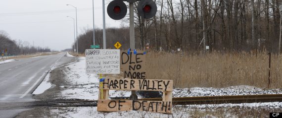 Idle No More Train Track