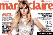Jennifer Lawrence Is Seriously Smouldering On The Cover Of Marie Claire South Africa