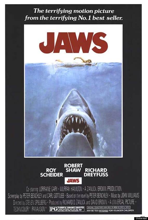 jaws shark poster