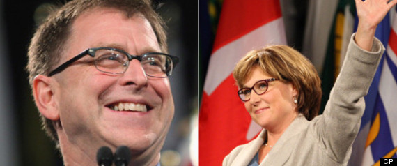 Adrian Dix Christy Clark
