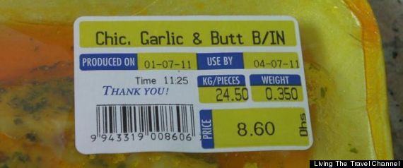 Unfortunate Food Abbreviations