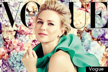 Naomi Watts Is Blooming In Emerald Gucci Gown For Vogue Australia Cover Shoot