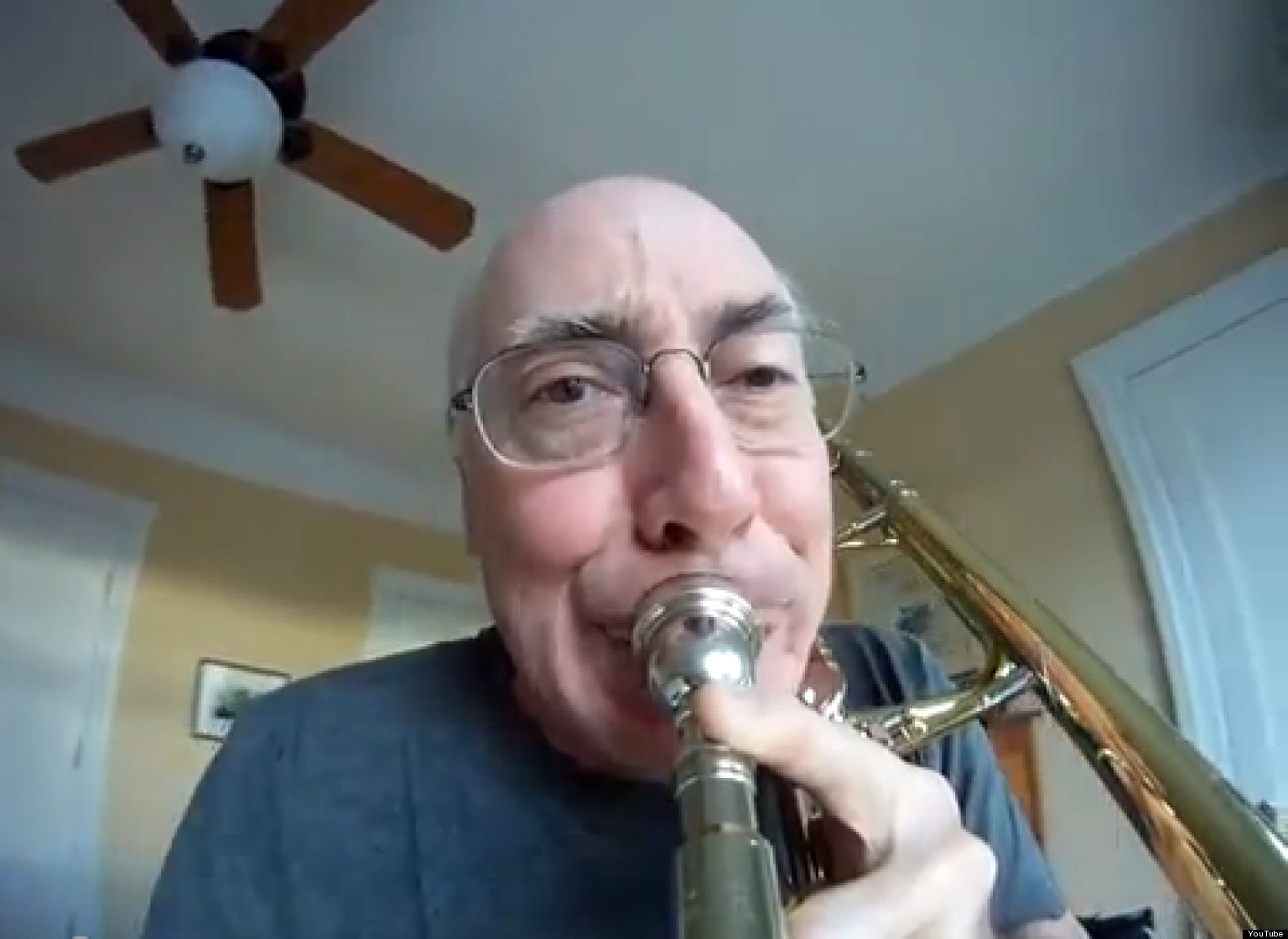Trombone POV GoPro Camera Attached To David Finlayson's Trombone