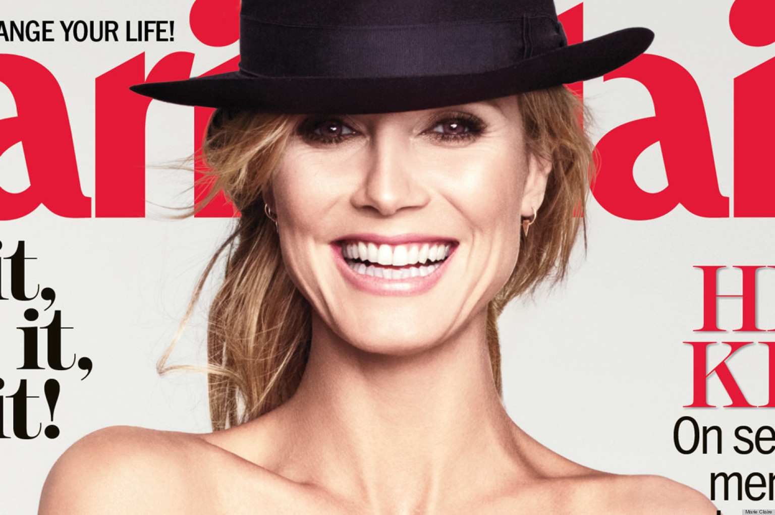 Heidi Klum Overshares To Marie Claire About Sex Getting Wild And Crazy In Bed Photos Huffpost 