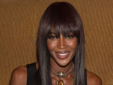 Naomi Campbell Wears Flats To Glamorous Party...