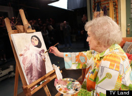 Betty White Paints ... Ikea Monkey?