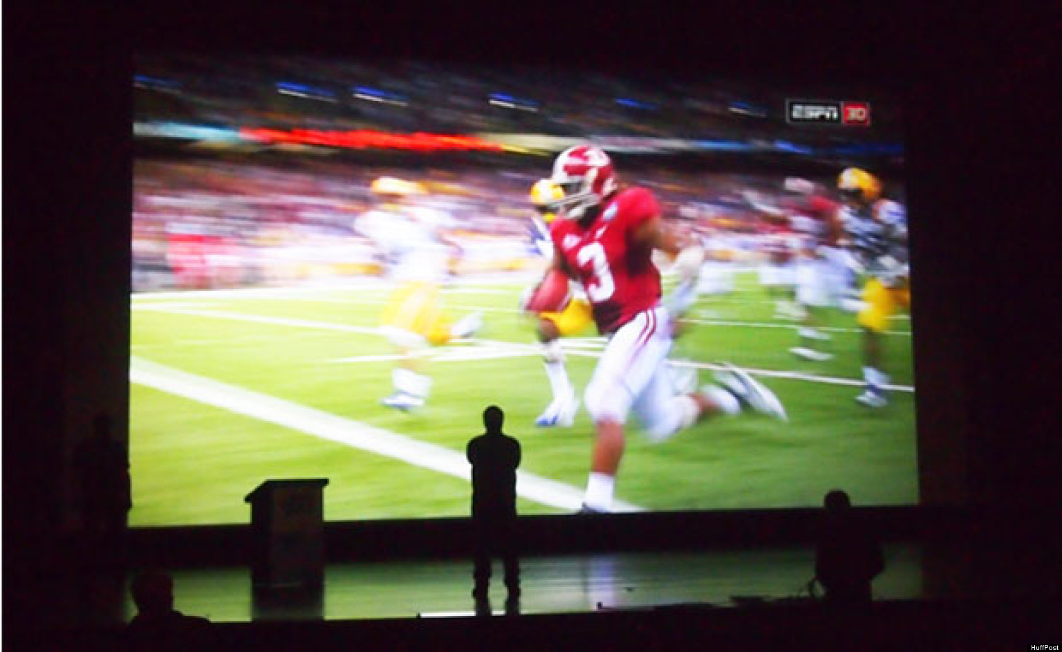 ESPN 3D On The Jumbotron How The World's Biggest Nerds Are Watching