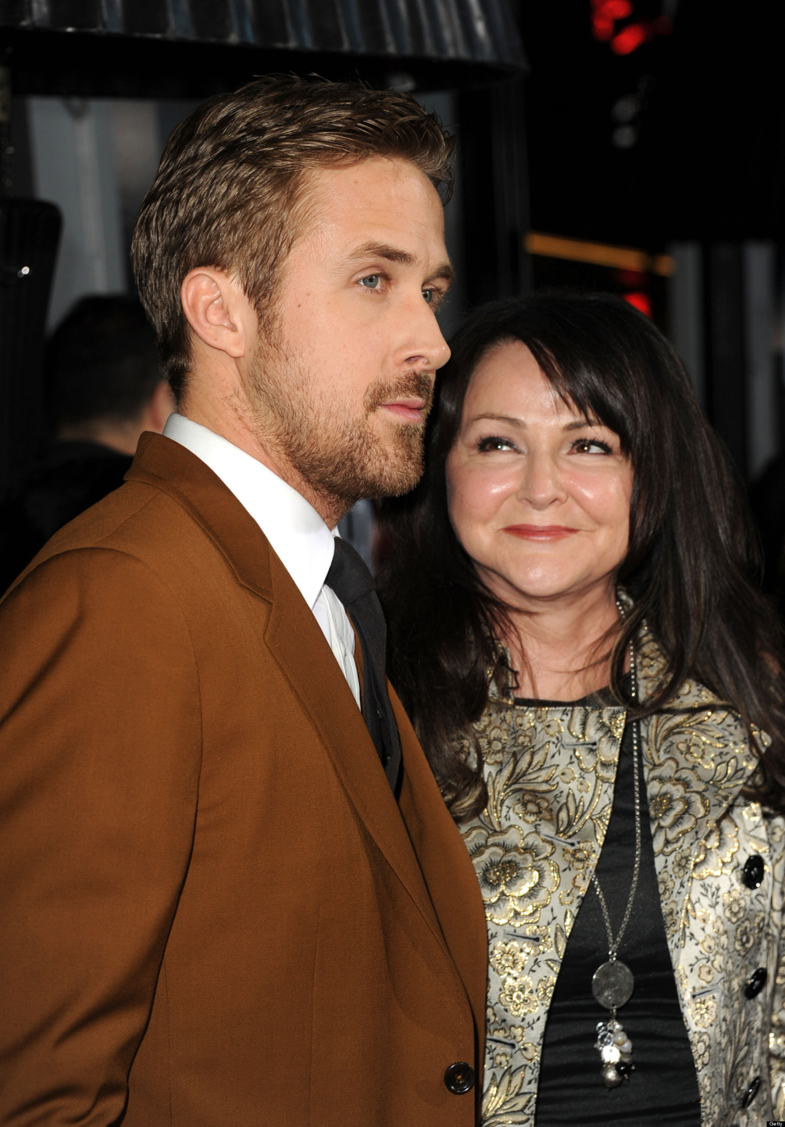 Ryan Gosling & Mother: Actor Brings Donna Gosling To 'Gangster Squad