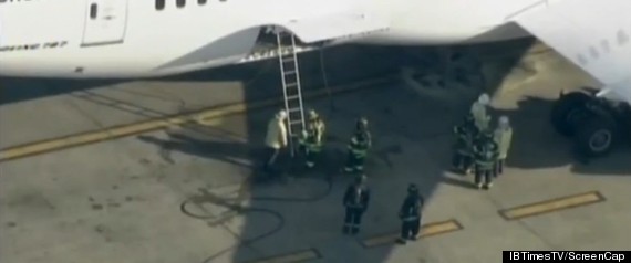 747 Dreamliner Fire