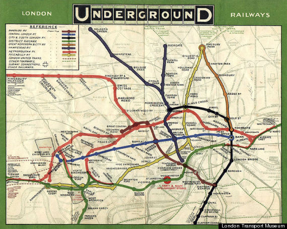 London Underground Maps Show Evolution Of The Tube Over The Last 153 Years