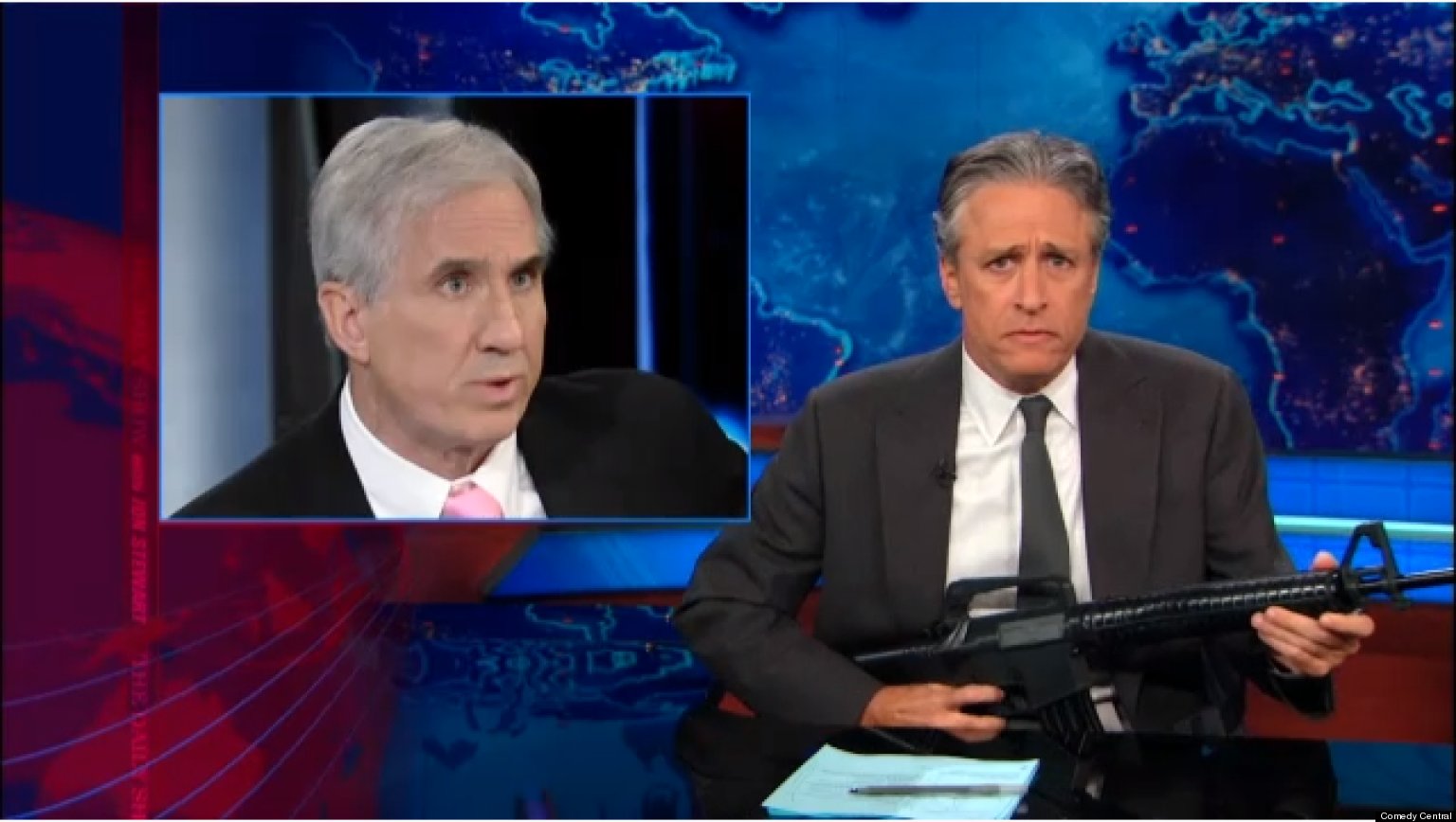 Jon Stewart Calls Out Gun Control Opponents 'It Is Absolutely The Time