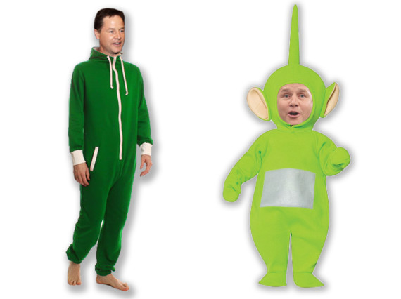 clegg onesie tellytubbie