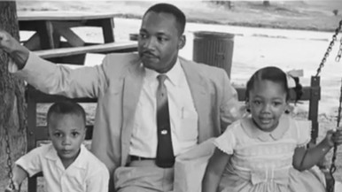 MLK and family