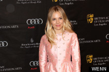 Sienna Miller dons 'Barbie' dress for 2013 Bafta Tea Party