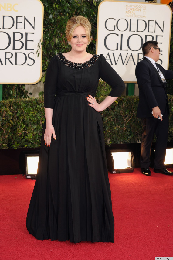 Adele's Golden Globes Dress 2013: See Her Red Carpet Look! (PHOTOS)