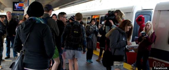 No Pants Skytrain Party