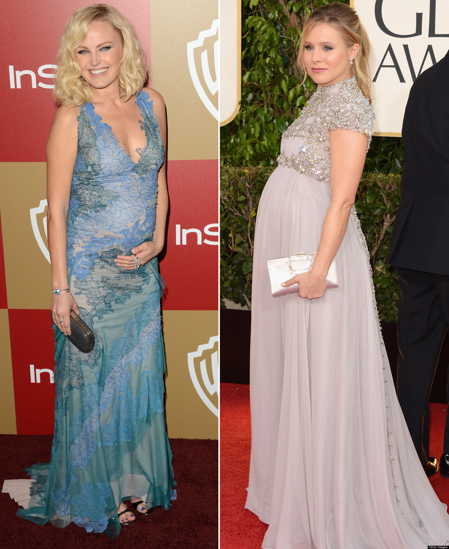 Pregnant Stars Golden Globes 2