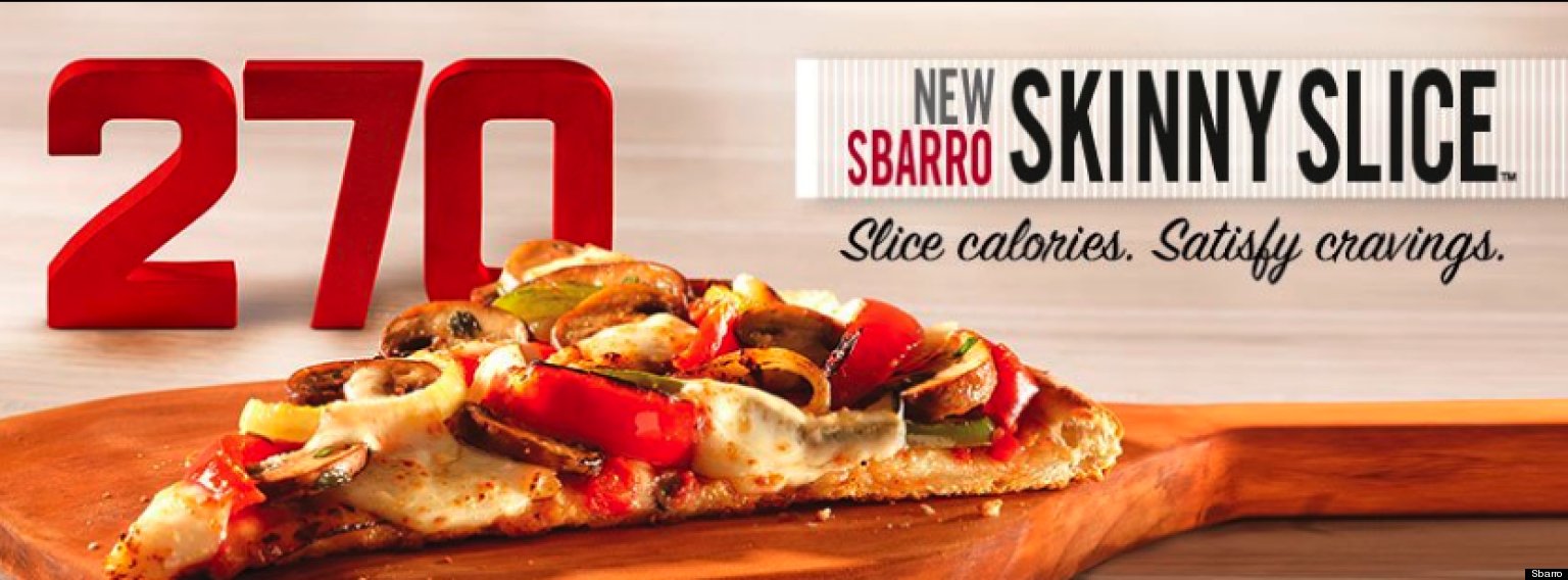 Sbarro Skinny Slice Debuts At 270 Calories HuffPost