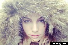 It's Snowing: Kelly Brook Gets Her Winter Gear On