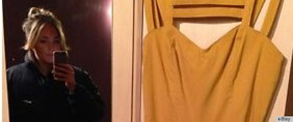 Ebay Yellow Skater Dress