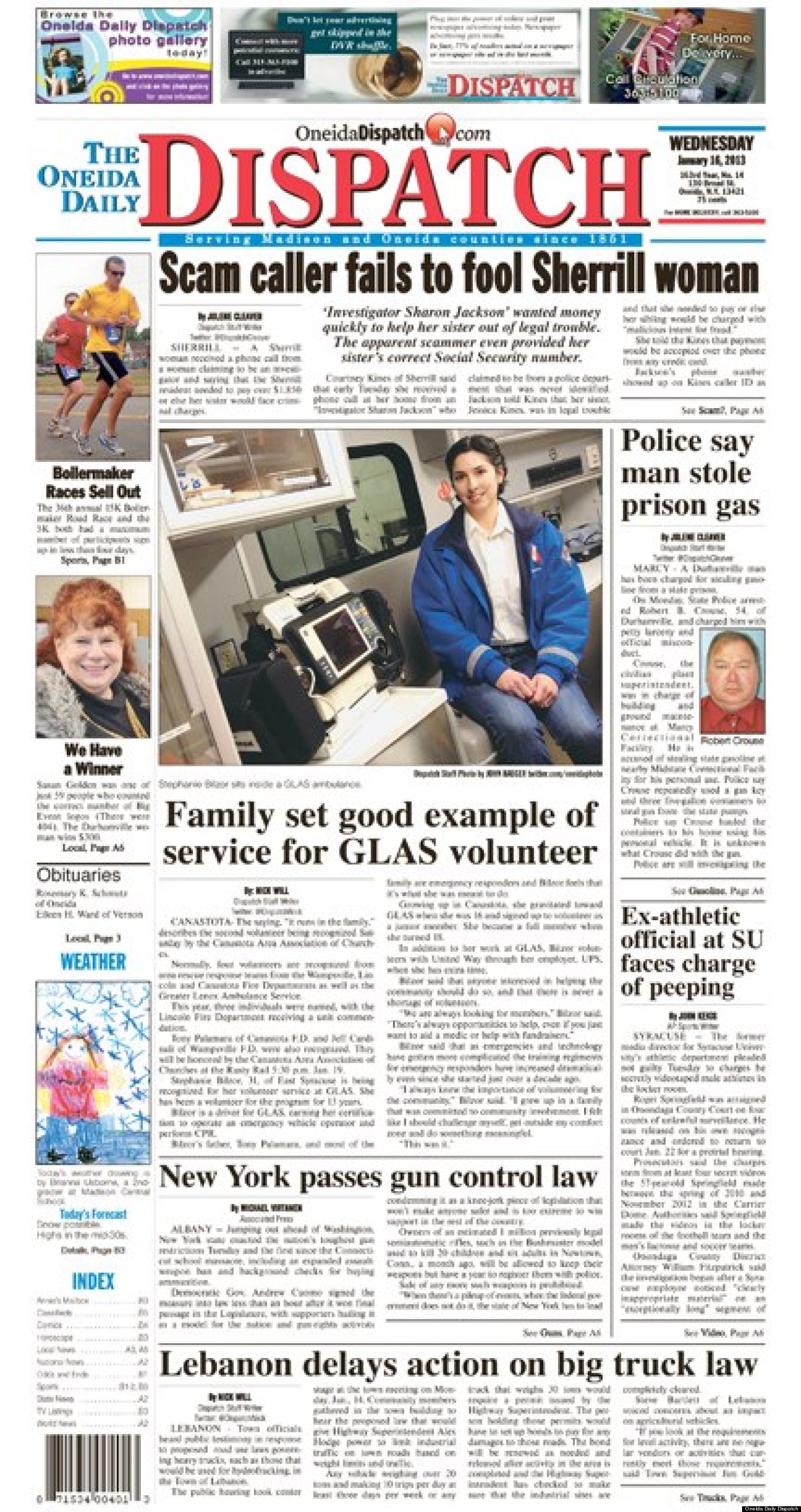 Oneida Daily Dispatch Obituaries Past 3 Days - lg4sxxw