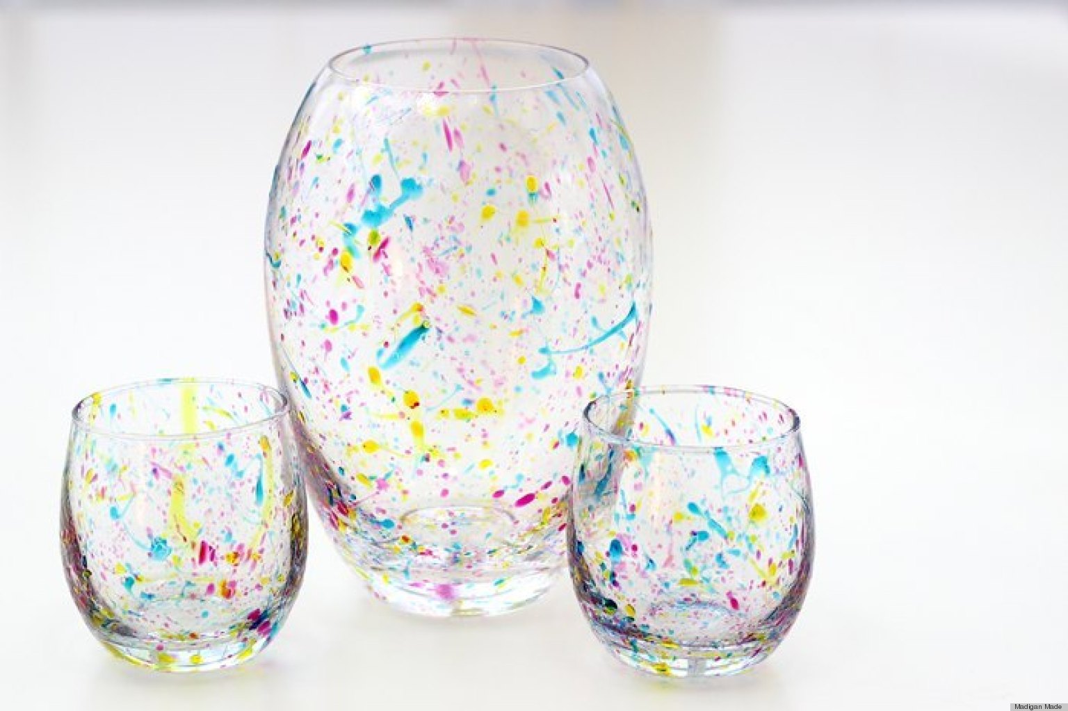 Make A Paint Splattered Vase As A Throwback To The '80s HuffPost