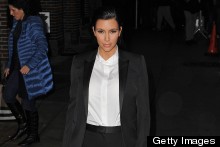 Kim Kardashian Tries The Monochrome Trend