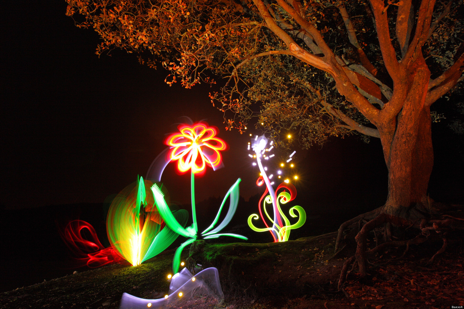 Light Artist Michael Bosanko's Lights Up Welsh Countryside HuffPost UK