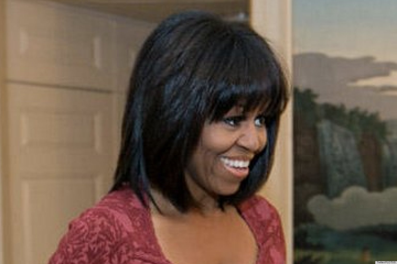 Michelle Obama's Bangs Are A Total Shock To The System (PHOTO) | HuffPost