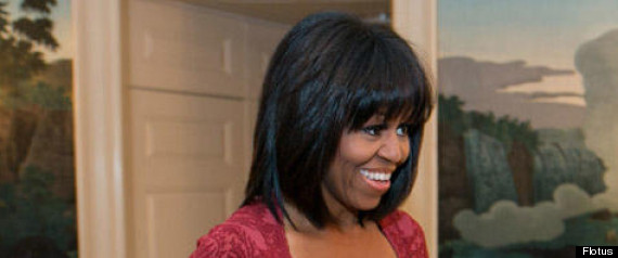 Foto Michelle Obama Flequillo