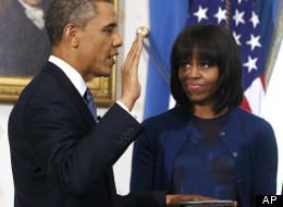Obama jura para segundo periodo en Casa Blanca