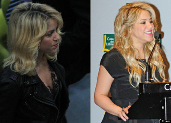 shakira antes y después del embarazo