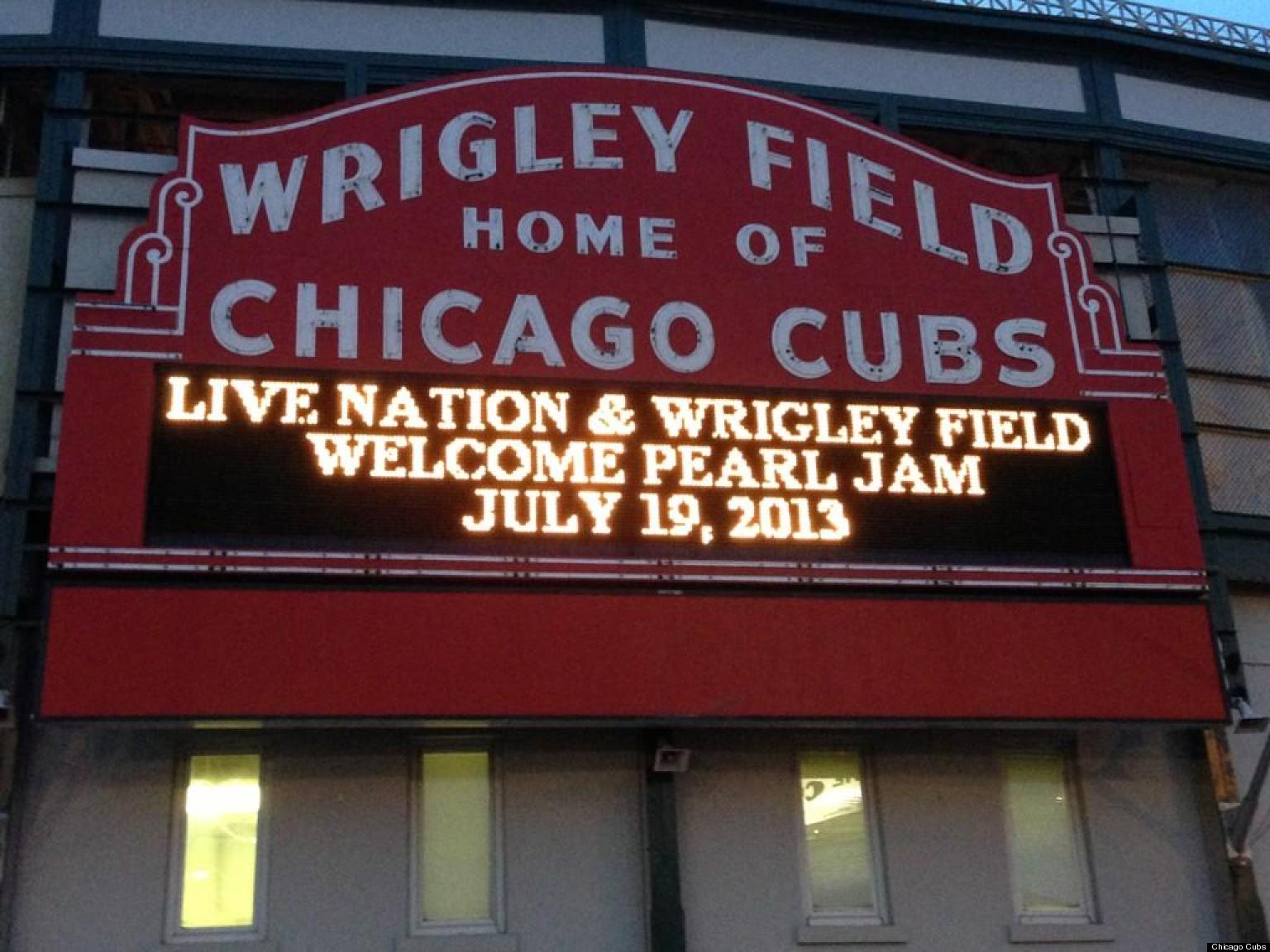 Pearl Jam At Wrigley Field 2013 PostGrunge Rockers To Play At The