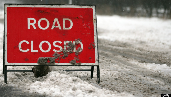 road closed