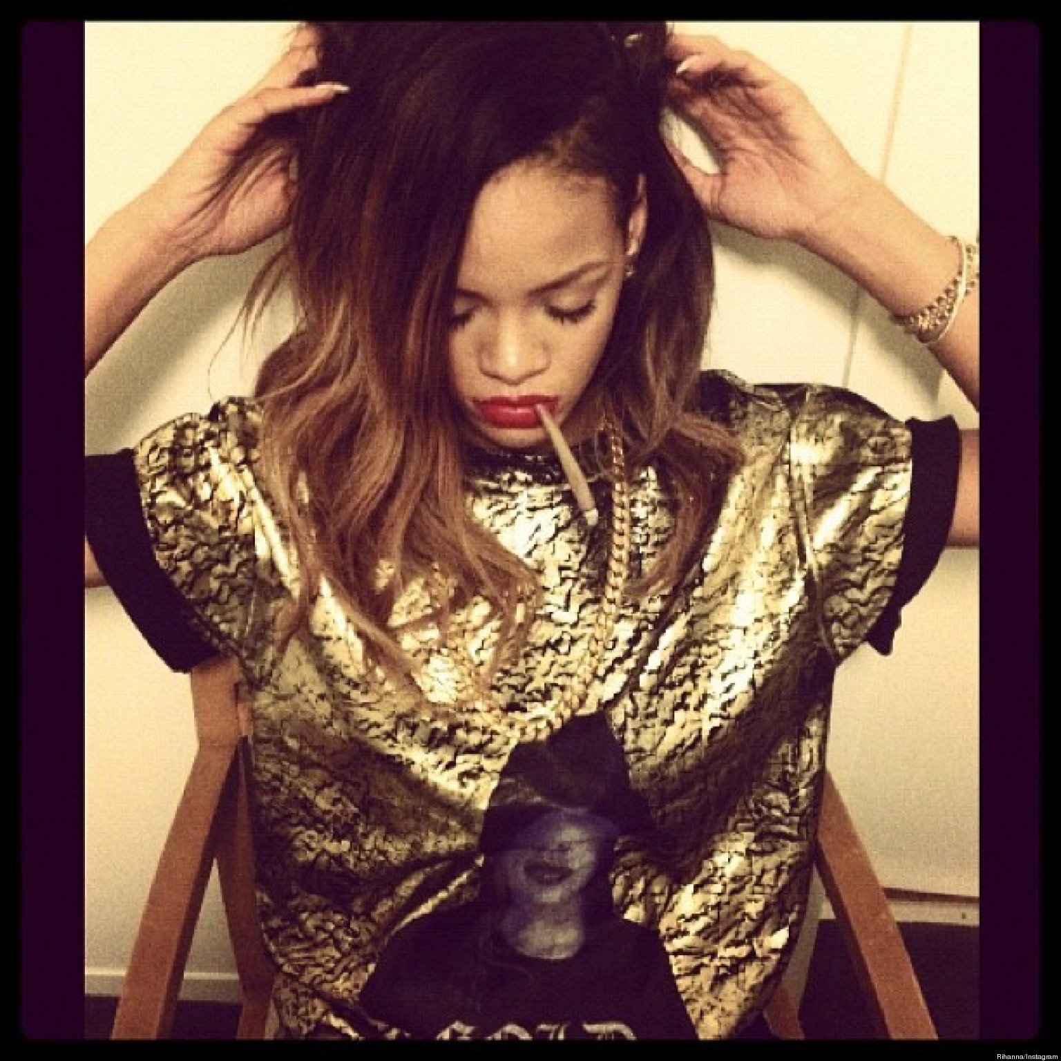 Rihanna's Smoking Photo On Instagram Is More Of The Same (PHOTO) | HuffPost1536 x 1536
