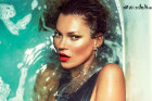 Kate Moss' Bathtub Cover Isn't Exactly Squeaky...