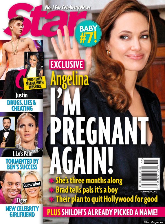 Angie Jolie Pregnant 36