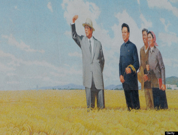 north korean propaganda poster