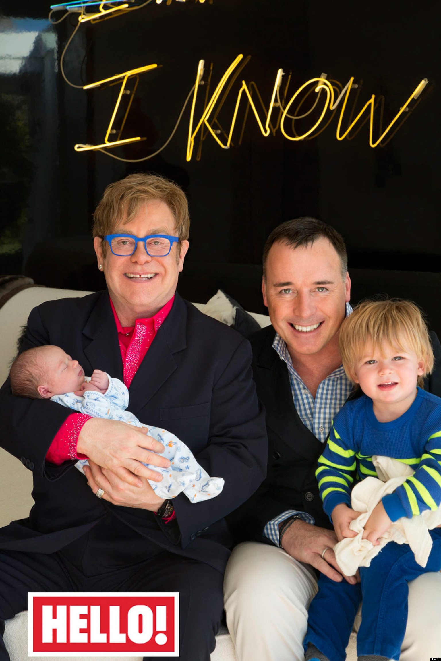 Elton John Baby Pics: Singer And His Partner David Furnish Introduce Son Elijah To The ...