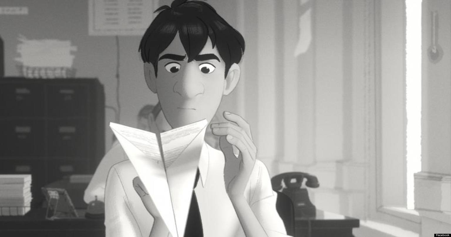 Paperman, un cartoon di 6 minuti della Disney in corsa per l'Oscar
