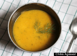 Spiced Butternut Squash & Dill Soup