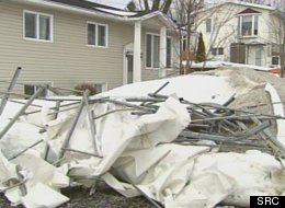 Méchants dégâts à Québec (PHOTOS/TWITTER)