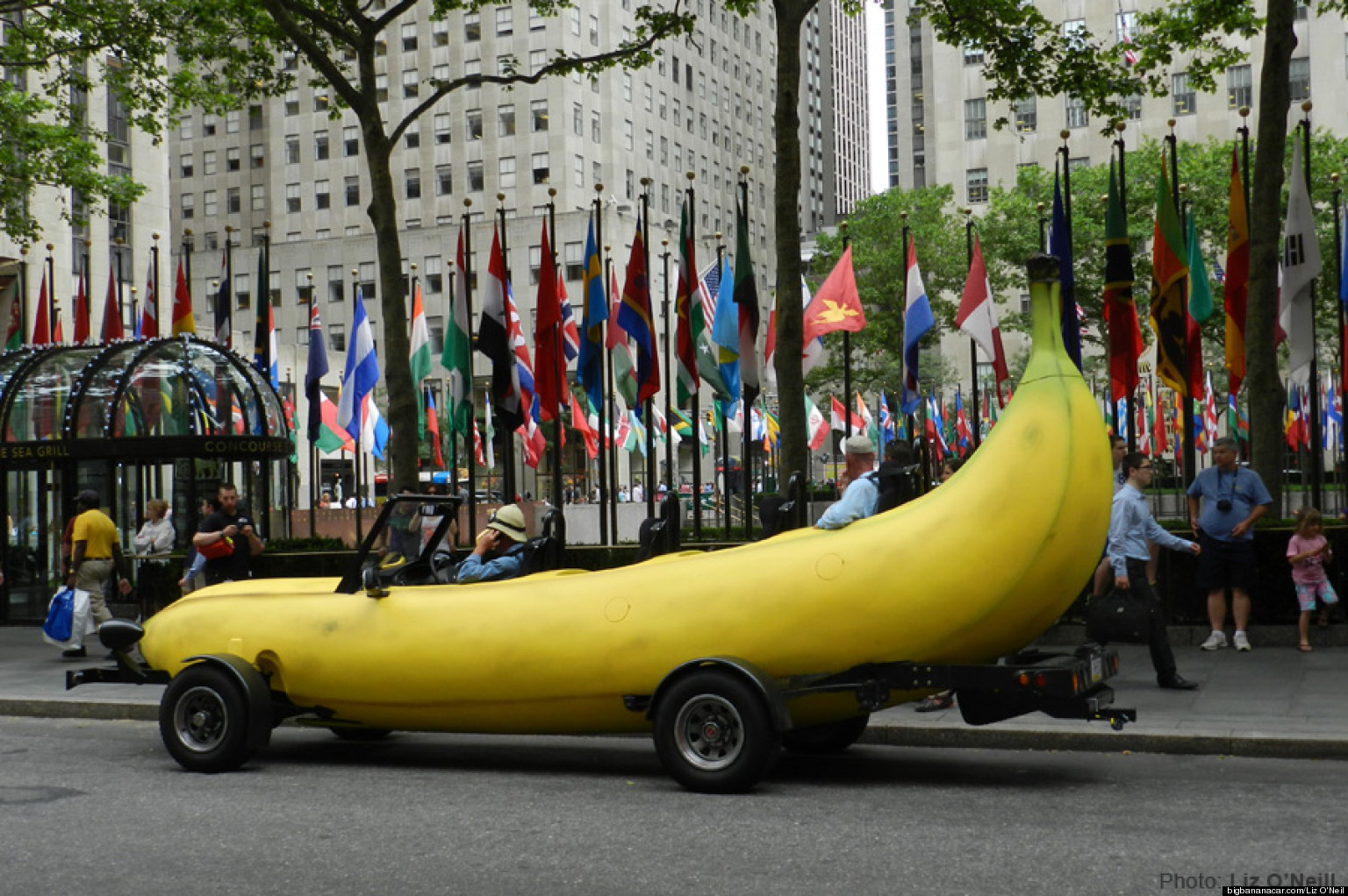 Steve Braithwaite, Big Banana Car Driver, Needs 4th Passenger For Trip Around The World  HuffPost