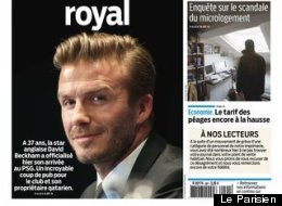 What Do The French Papers Make Of Beckham?