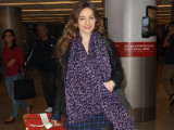 Kelly Brook Is All Smiles Arriving At...