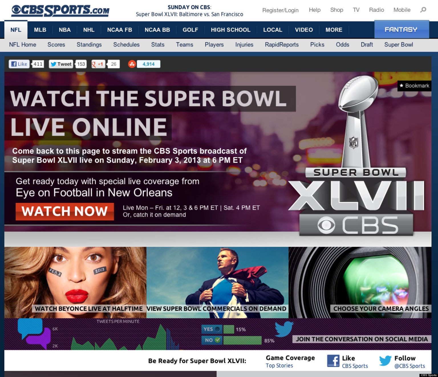 Super Bowl Online Stream