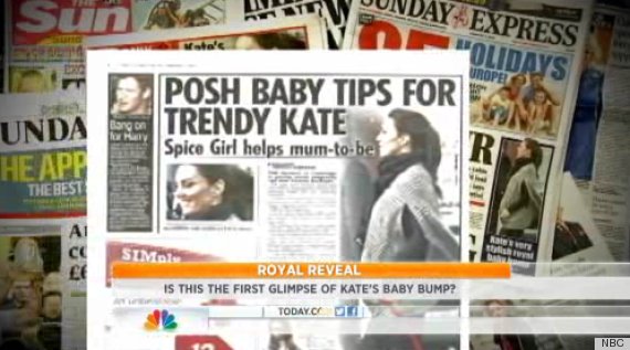 kate middleton baby bump